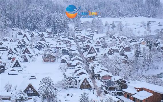 Tour Đón Giáng Sinh Tại Ngôi Làng Cổ Tích Shirakawago 6N5Đ